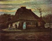Cottage with Trees (nn04), Vincent Van Gogh